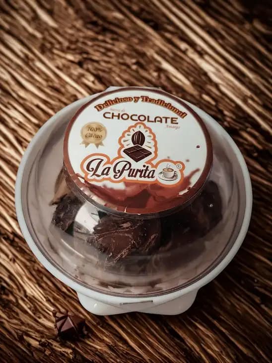Bombones de chocolate amargo